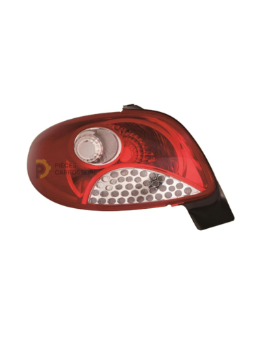 Feu arrière gauche [Blanc] PEUGEOT 206 Plus - Compatible 03/2009