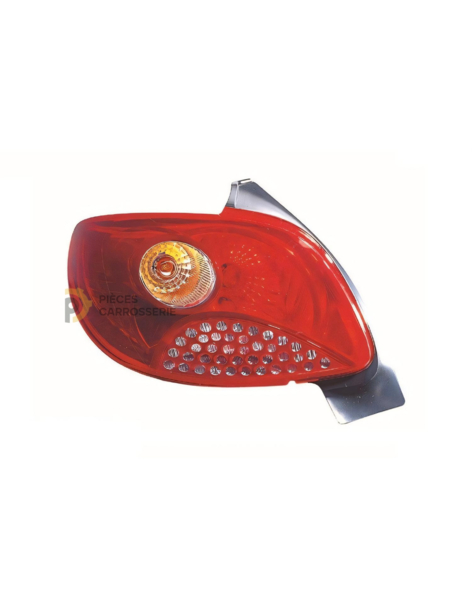 Feu arrière gauche PEUGEOT 206 Plus [Orange] sans porte-lampe
