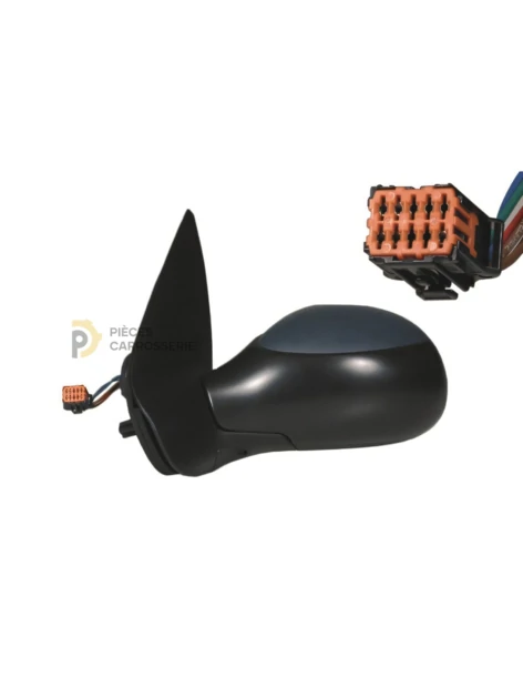 Rétroviseur gauche électrique chauffant à peindre pour Peugeot 206