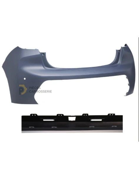 Pare-chocs arrière PEUGEOT 208 II à peindre - avec capteurs & caméra