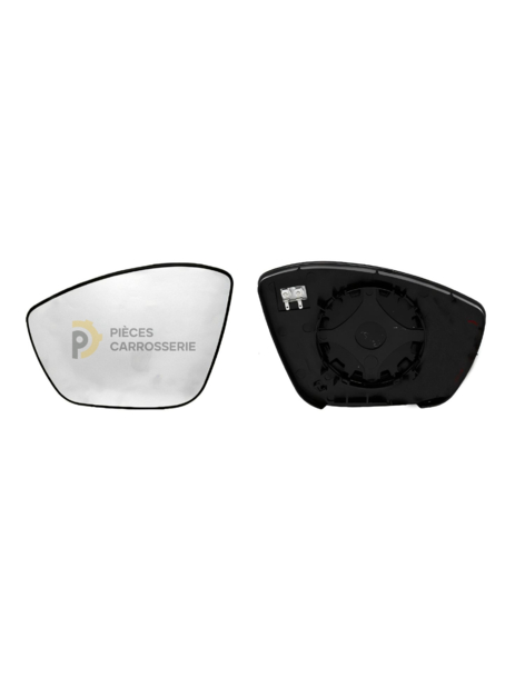 Glace chauffante rétroviseur gauche PEUGEOT 208 II - Convexe