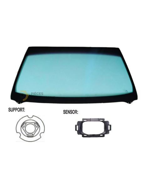 Pare-brise teinté vert athermique PEUGEOT 308 I (09/07-03/11)