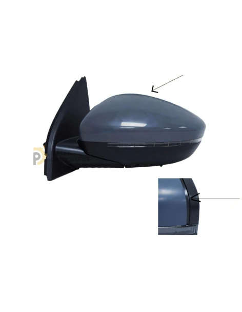 Rétroviseur gauche électrique chauffant à peindre PEUGEOT 308