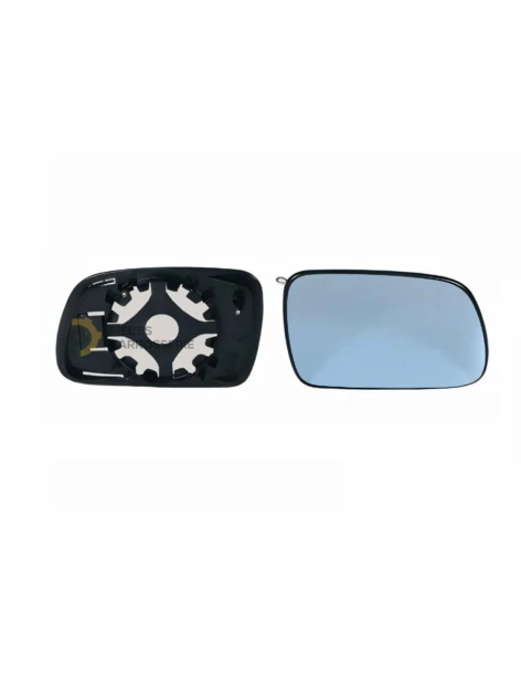 Glace bleue convexes + support rétroviseur droit PEUGEOT 407