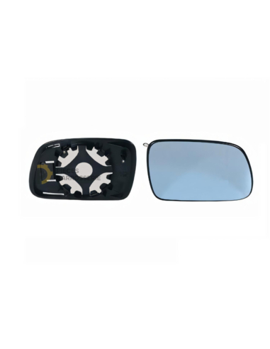 Glace bleue convexes + support rétroviseur droit PEUGEOT 407