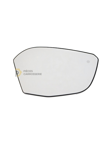 Glace rétroviseur droit chauffant PEUGEOT 408, modèle P54