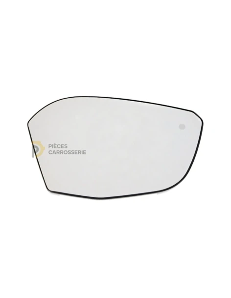 Glace rétroviseur droit chauffant PEUGEOT 408, modèle P54