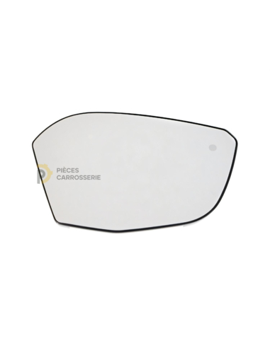 Glace rétroviseur droit chauffant PEUGEOT 408, modèle P54