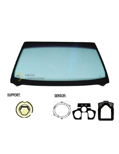 Pare-brise teinté vert PEUGEOT BOXER III, capteur caméra