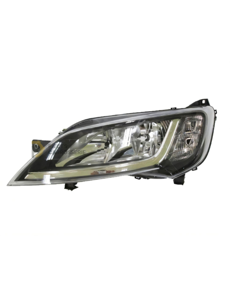 Phare électrique gauche noir H7 pour PEUGEOT BOXER III
