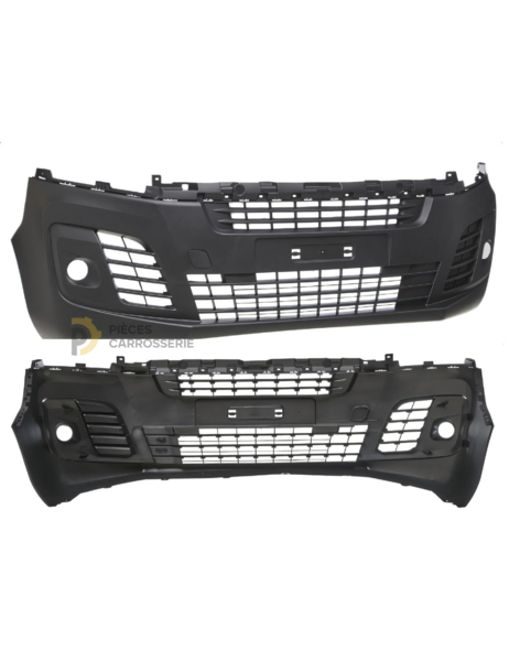 Pare-chocs avant noir AB PEUGEOT EXPERT III TRAVELER 04/2016+