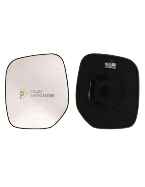 Glace chauffante rétroviseur gauche PEUGEOT PARTNER, convexe