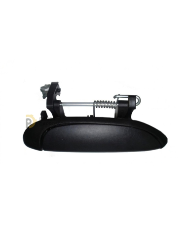Poignée de porte extérieure droite noire pour Renault Clio
