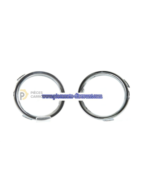 Jeu enjoliveurs projecteurs antibrouillards chromés RENAULT CLIO