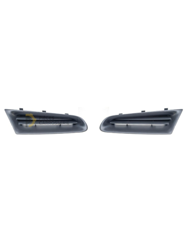Jeu grilles de calandres noires pour RENAULT CLIO III 2005-2009