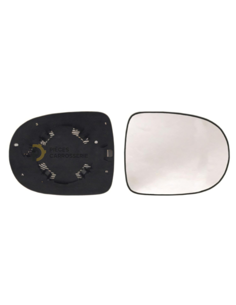 Glace rétroviseur droit RENAULT CLIO III + support à clipser