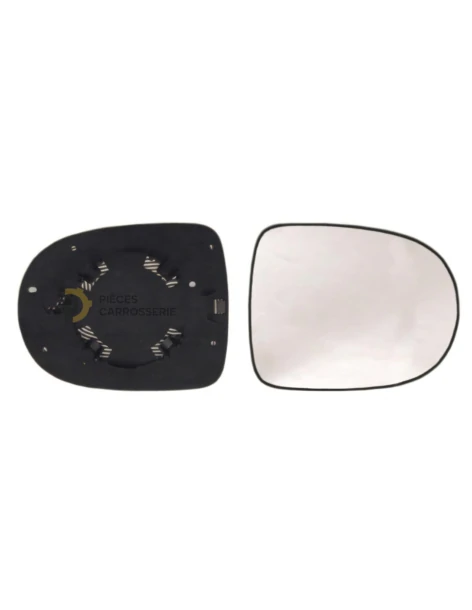 Glace rétroviseur droit RENAULT CLIO III + support à clipser