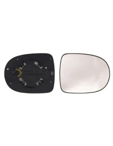 Glace rétroviseur droit RENAULT CLIO III + support à clipser