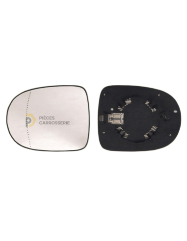 Glace rétroviseur gauche chauffant RENAULT CLIO III 2009-2012