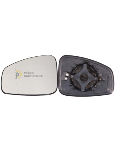 Glace support rétroviseur gauche chauffant RENAULT FLUENCE