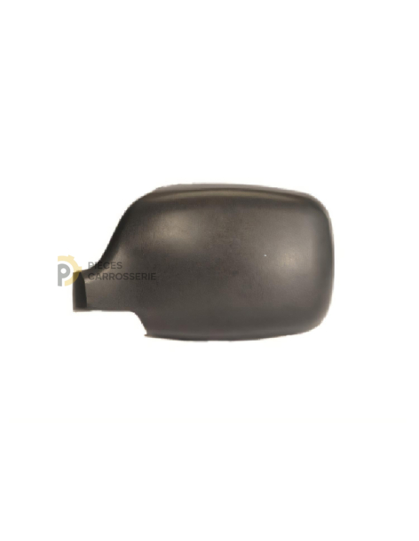 Coque rétroviseur gauche noire pour Renault Kangoo I, 01-07