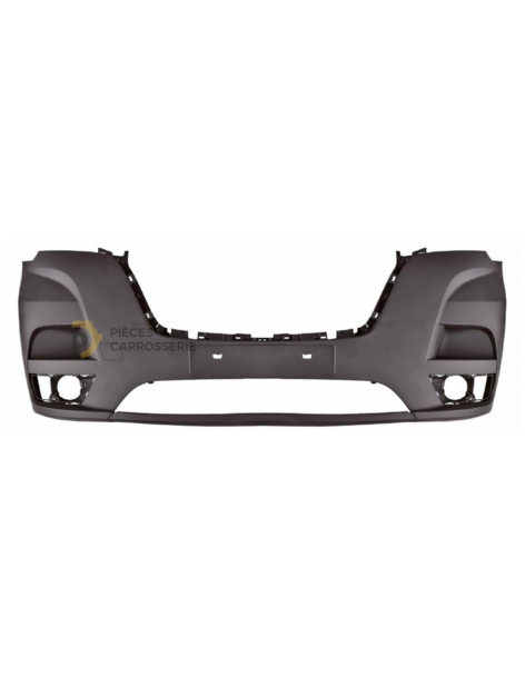 Pare-chocs avant noir RENAULT MASTER III avec trous capteurs