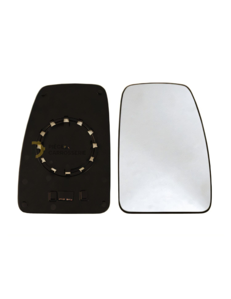 Glace rétroviseur droit chauffant pour RENAULT MASTER II