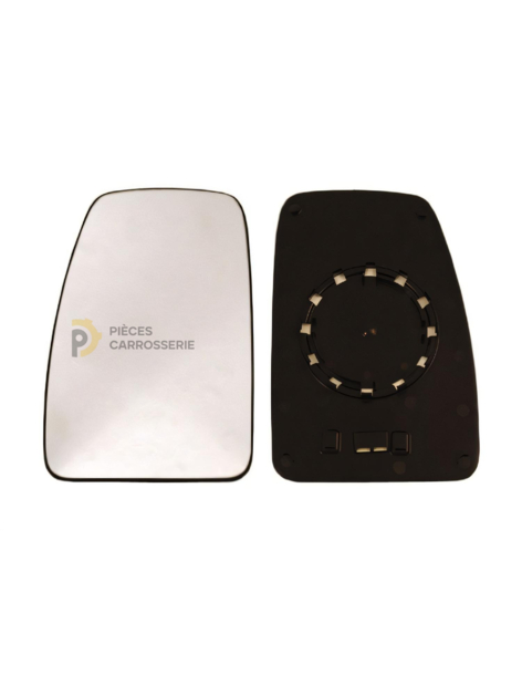 Glace rétroviseur gauche RENAULT MASTER II + support à clipser