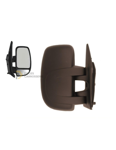 Rétroviseur droit manuel RENAULT MASTER II - Coque noire, convexe