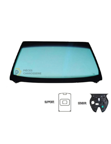 Pare-brise teinté vert acoustique RENAULT MEGANE IV 2015-2020