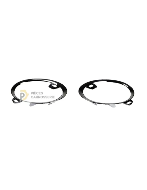 Jeu d'enjoliveurs projecteurs antibrouillards chromés RENAULT MEGANE