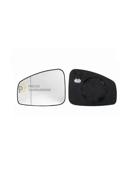 Glace rétroviseur gauche chauffant RENAULT MEGANE grand angle
