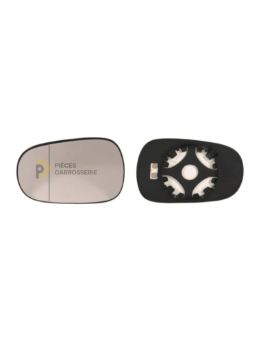Glace rétroviseur chauffant RENAULT MODUS - Grand angle, réversible