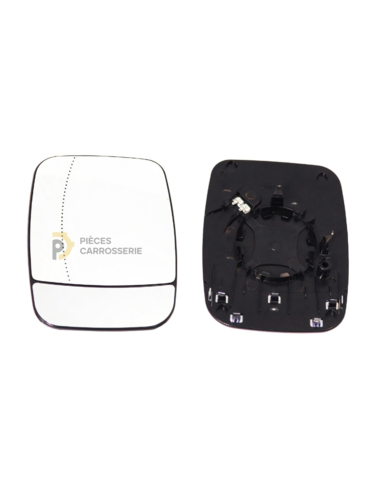 Glace chauffante conducteur pour rétroviseur RENAULT TRAFIC 
