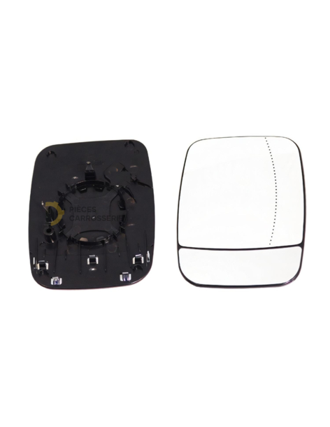 Glace rétroviseur droit grand angle pour Renault Trafic III