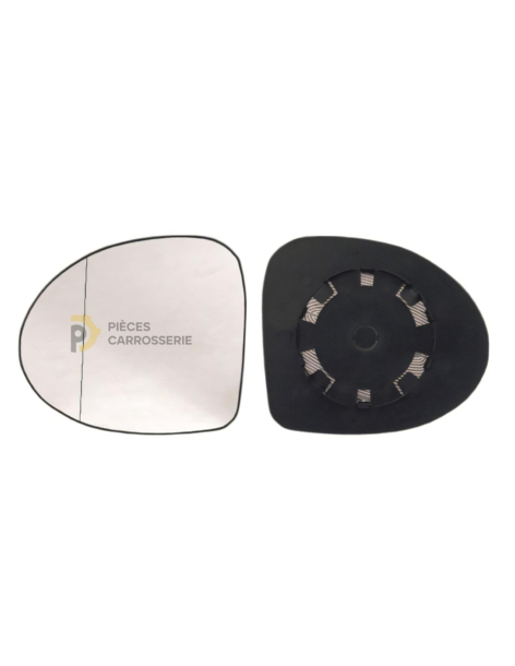 Glace rétroviseur gauche grand angle RENAULT TWINGO II 06-11