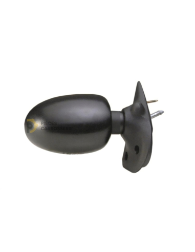 Rétroviseur droit mécanique RENAULT TWINGO | Coque noire, réglable