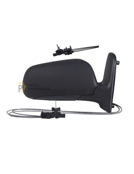 Rétroviseur droit SEAT ALHAMBRA mécanique, coque noire, convexe