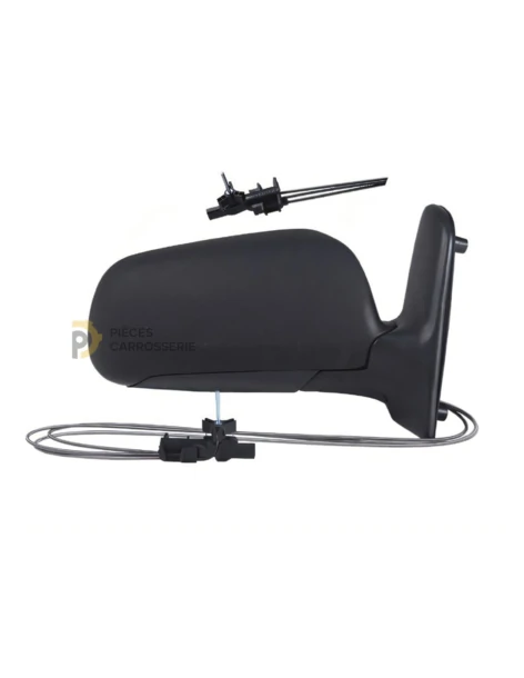 Rétroviseur droit SEAT ALHAMBRA mécanique, coque noire, convexe