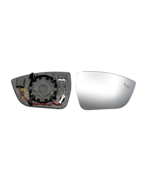Glace rétroviseur droit chauffant SEAT ATECA - BSD, convexe