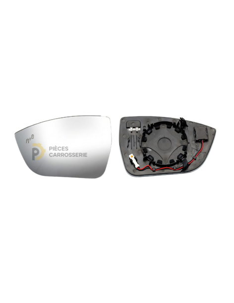 Glace chauffante rétroviseur gauche SEAT ATECA avec BSD