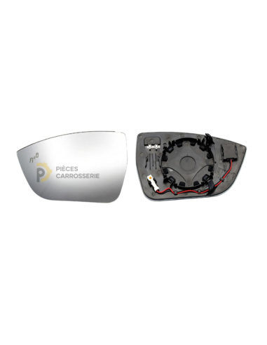 Glace chauffante rétroviseur gauche SEAT ATECA avec BSD
