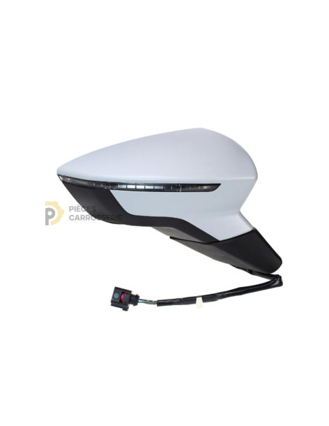 Rétroviseur droit électrique à peindre + feu pour SEAT LEON