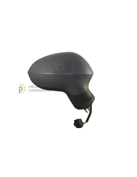 Rétroviseur droit électrique SEAT LEON II - Coque noire, convex