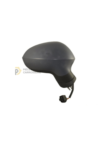 Rétroviseur droit électrique SEAT LEON II - Coque noire, convex