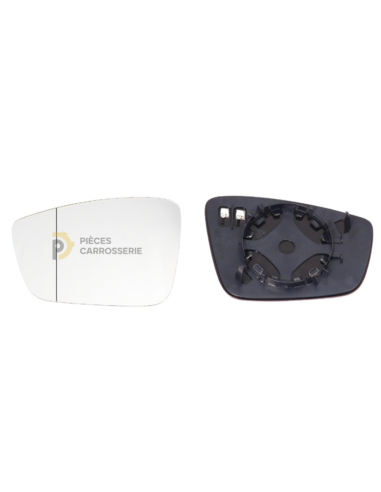 Glace rétroviseur gauche chauffant Skoda Citigo grand angle
