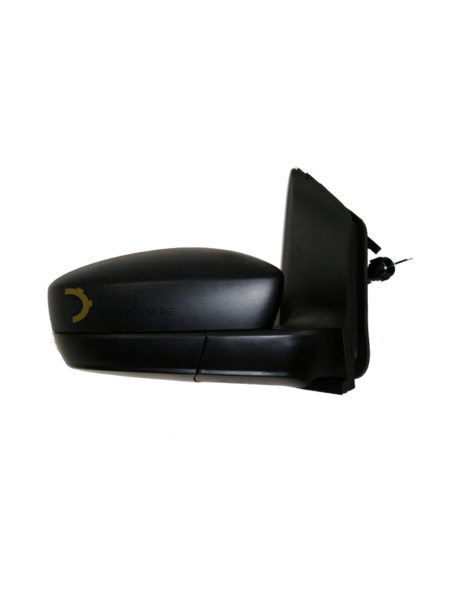 Rétroviseur droit SKODA CITIGO - Mécanique, coque noire, convexe