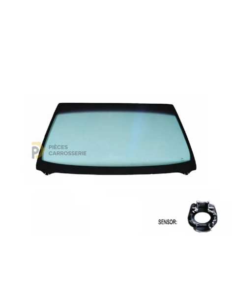 Pare-brise teinté vert acoustique SKODA FABIA avec capteur