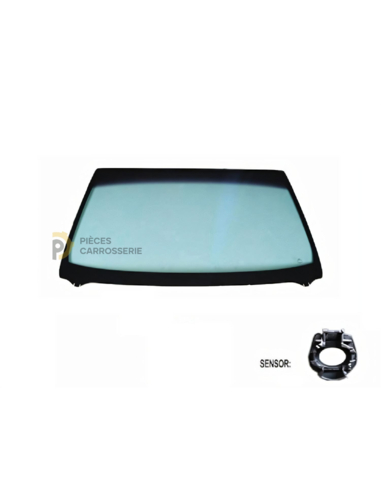 Pare-brise teinté vert acoustique SKODA FABIA avec capteur
