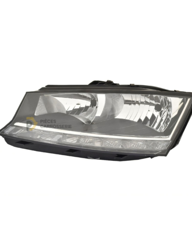 Phare électrique gauche H7 + H7 + PWY24W LED pour SKODA FABIA